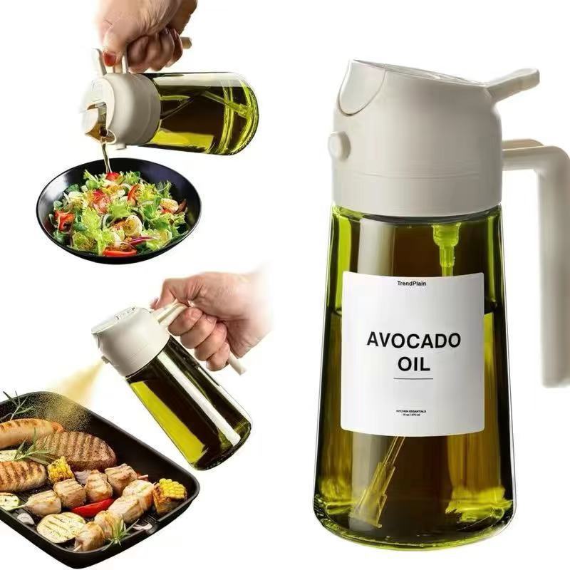 Portable Glass Oil Spray and Pour Pot - Image 4