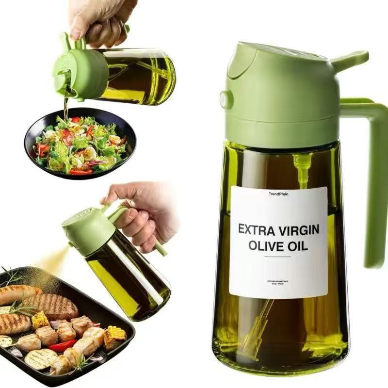 Portable Glass Oil Spray and Pour Pot - Image 3