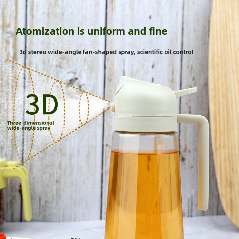 Dual-Function Glass Oil Spray Bottle - Image 3